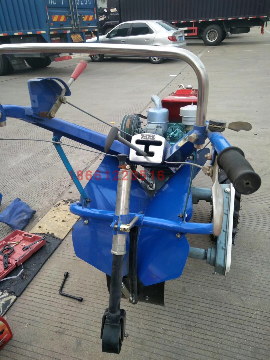 新小麦水稻开沟机高低速开沟机促