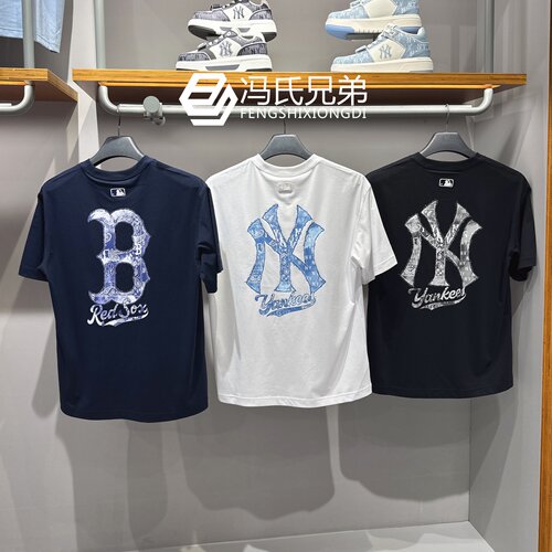 MLB短袖情侣凉感时尚透气舒适T恤