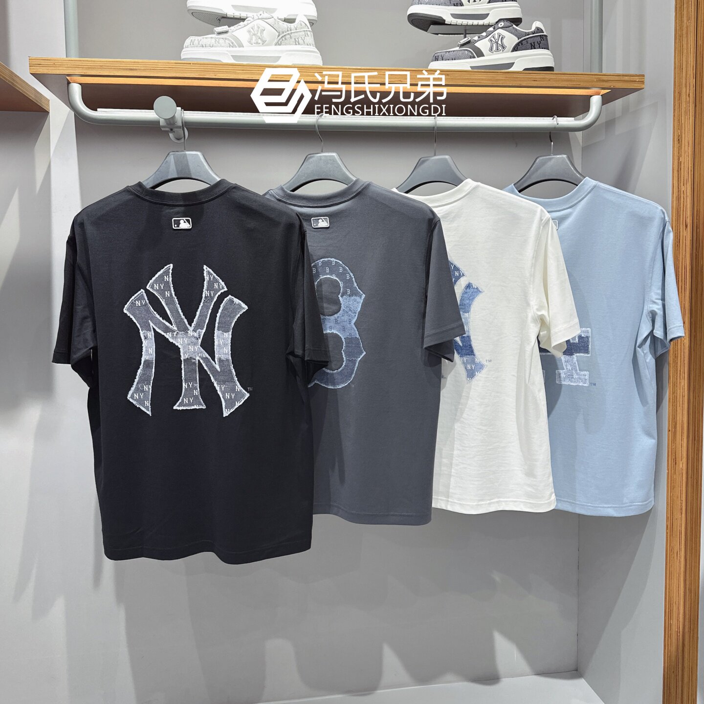 MLB短袖情侣时尚舒适防紫外线T恤图片