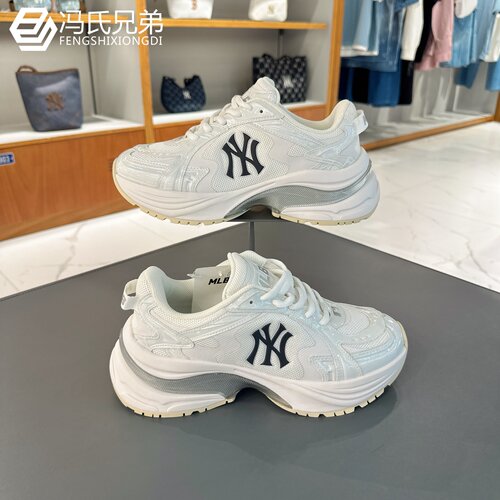 MLB厚底增高情侣时尚休闲运动鞋
