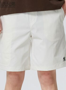 MLB 26年夏季男女休闲时尚运动舒适透气梭织防泼水短裤3ASMB0263