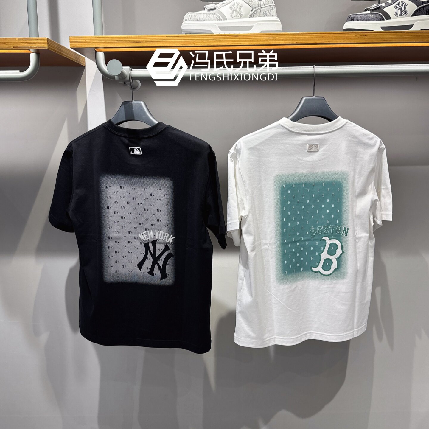 MLB 26年夏季男女时尚休闲运动舒适防紫外线圆领短袖T恤3ATSM0563