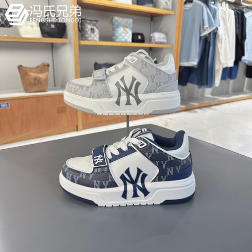 MLB厚底增高情侣时尚复古运动鞋