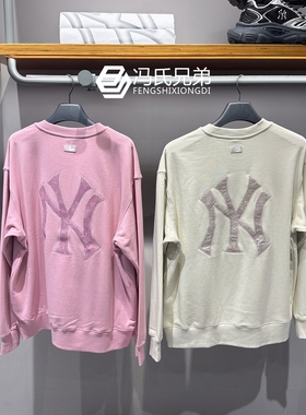 MLB25年秋季男女时尚休闲潮流运动宽松舒适圆领套头卫衣3AMTM0654