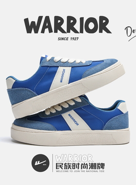 回力女鞋2025春季新款透气宝蓝色帆布鞋女款百搭板鞋休闲运动鞋子