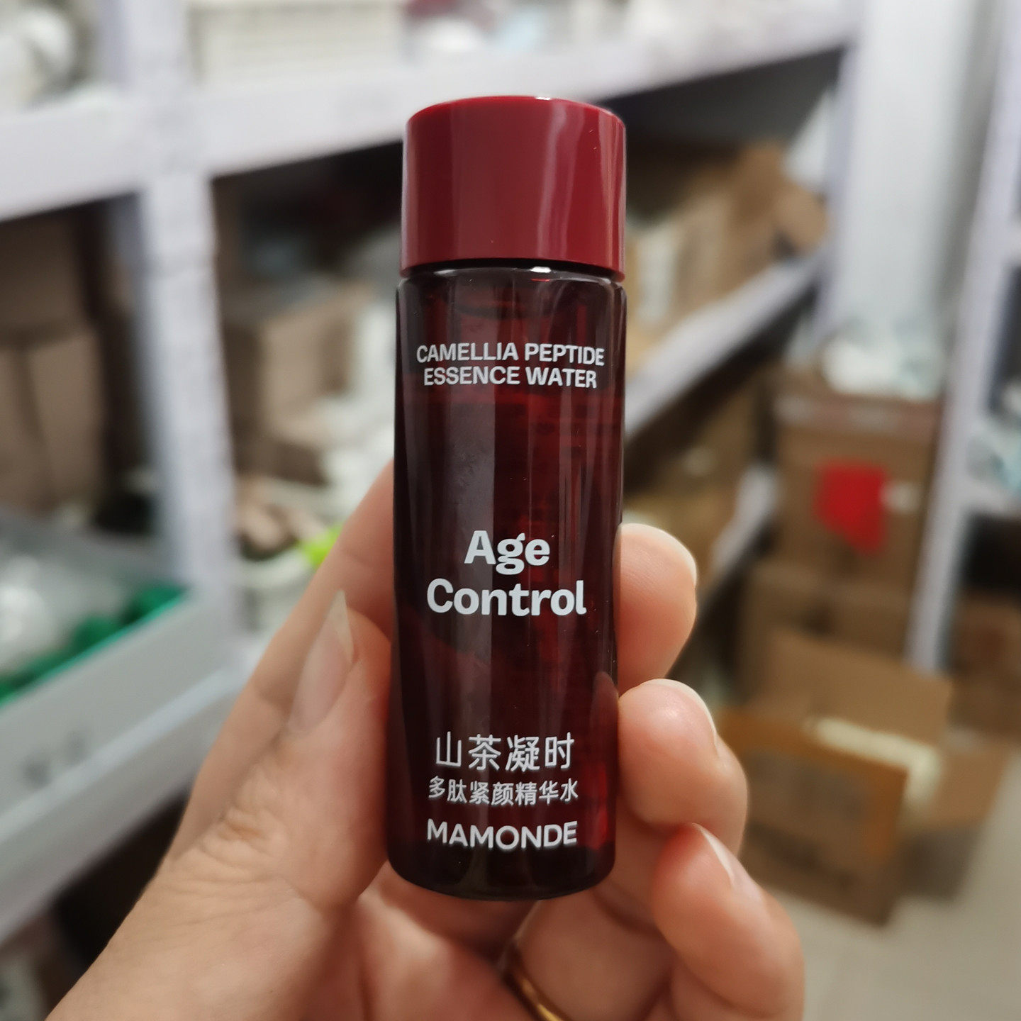 梦妆山茶凝时多肽紧颜精华水25ml小样补水保湿抗皱紧致淡纹滋润
