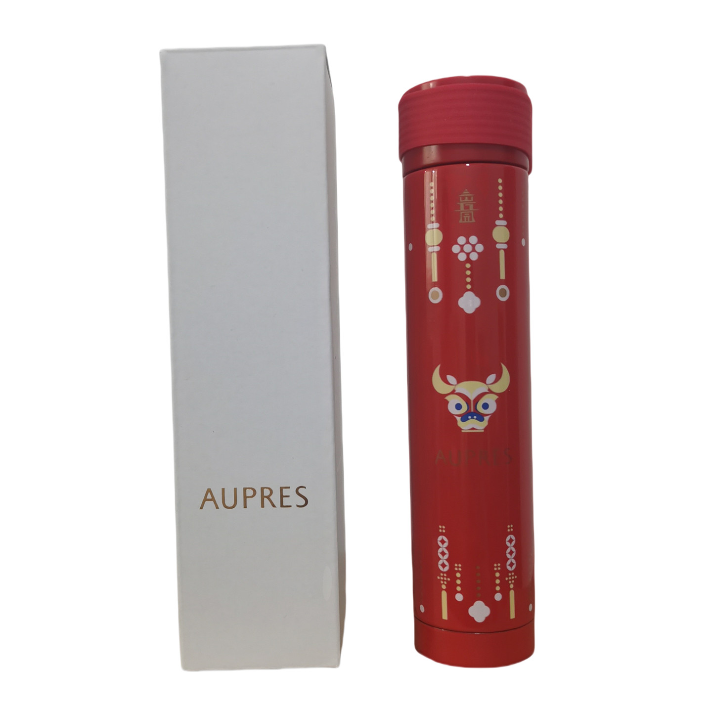 欧珀莱牛年限定红色保温杯230ml