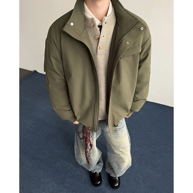 2025冬季新款立领工装加厚棉服MY258833-特P80,男装棉衣,星座418-2
