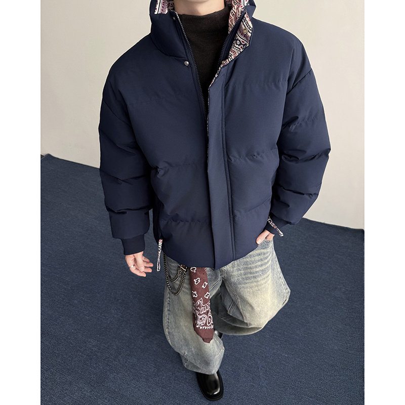 MY258832-P802025冬季新款加厚撞色立领棉服,男装棉衣,星座418-2