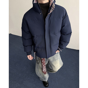 MY258832-P80  2025冬季新款加厚撞色立领棉服图片