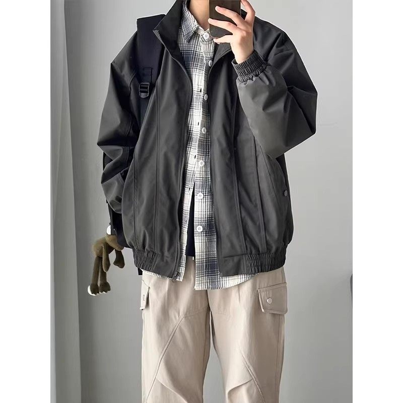 网图现货2026春季新款复古工装飞行夹克JK7866-特P58，男装夹克，星座418-2