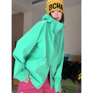 2026春季多巴胺色情侣连帽户外防风防水冲锋衣夹克JK2588-特P58，男装夹克，星座418-2