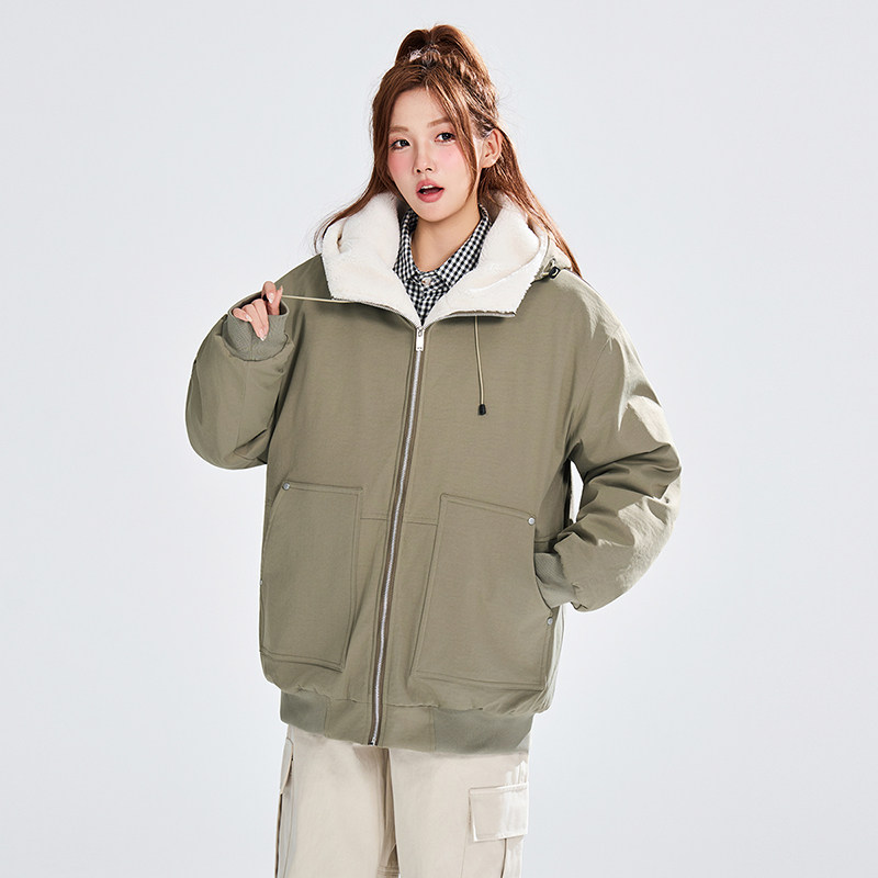现货MY258854-特P852025冬季男女情侣休闲复古座山雕连帽棉服,男装棉衣,星座418-2