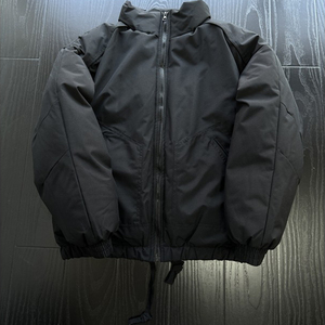 棕色美式飞行夹克棉服男款冬季加厚羽绒棉衣cleanfit立领短款外套图片