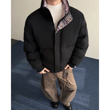 MY258832-P802025冬季新款加厚撞色立领棉服，男装棉衣，星座418-2