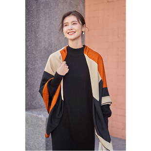 落落大方披肩不可水洗建议干洗