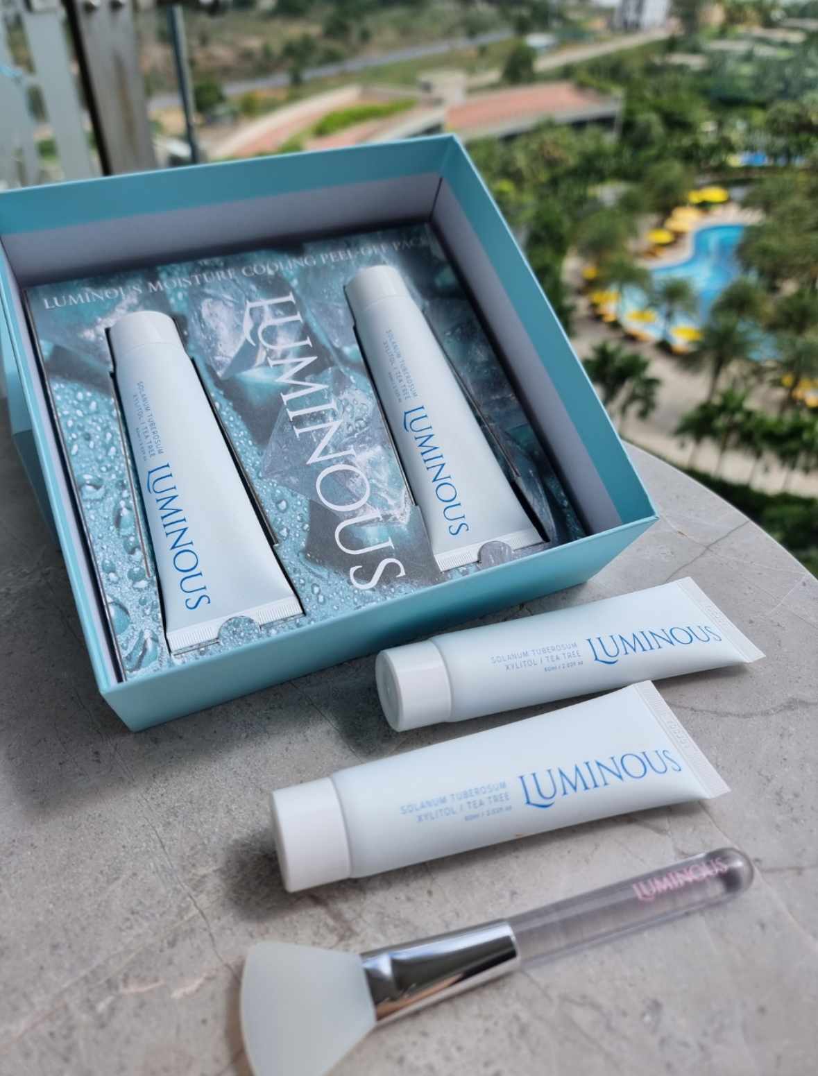 【现货秒发】韩国LUMINOUS冰膜降温保湿镇定祛红收缩毛孔水光面膜