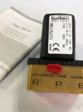 burkert电磁阀  6014 00126215 不锈钢6013 00125317 流体控制阀