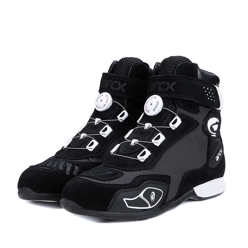 arcx摩托车骑行靴防摔耐磨中长机车鞋夏季透气摩旅休闲骑士靴子