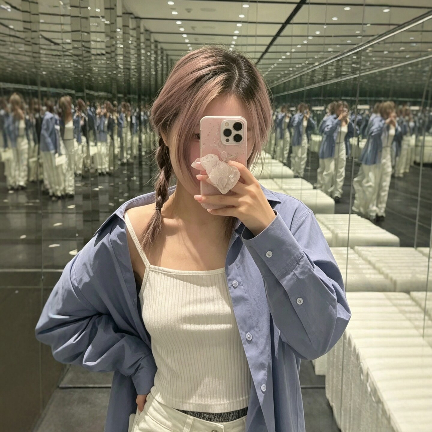 大王吊带减龄少女风一字领背心女