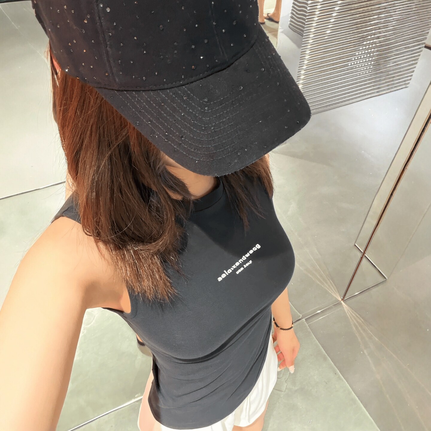 大王夏季新款圆领辣妹风t恤背心