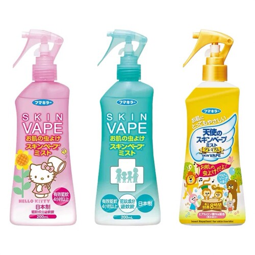 VAPE日本进口驱蚊喷雾水儿童宝宝防蚊虫防叮咬花露水户外