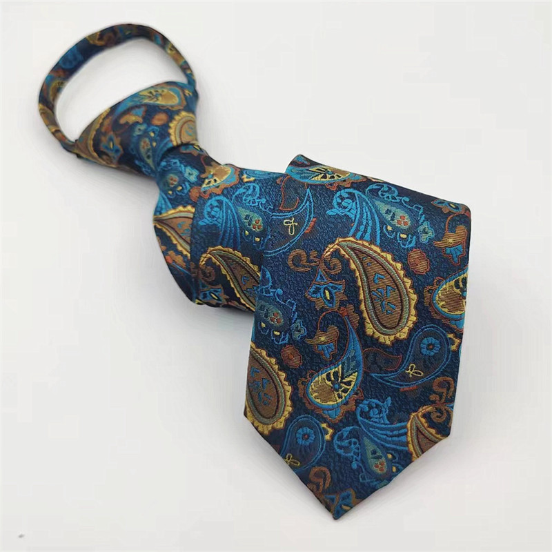 领带男拉链式商务免打领带男正装商务结婚韩版懒人学生职业西装宽