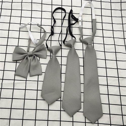 灰色!幼儿园领带领花小学生低年级男女儿童校服学院蝴蝶结领结