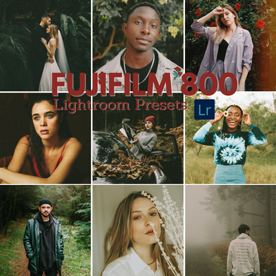 LR预设富士fuji800温暖复古扫街室内外肖像风景旅行lightroom滤镜