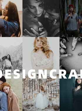 大师级Lightroom预设AFFOB柔和美丽微妙蓝色金色人文婚礼LR滤镜PS