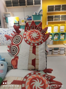 国内宜家正品弗斯达靠垫龙50*46厘米济南代购