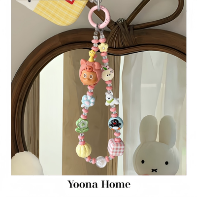 星星人趴趴小猪萌粒手机链挂绳