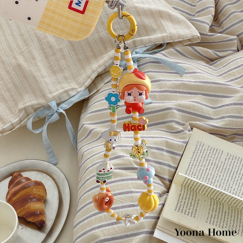 手机链挂绳ipone17pro橙色适用