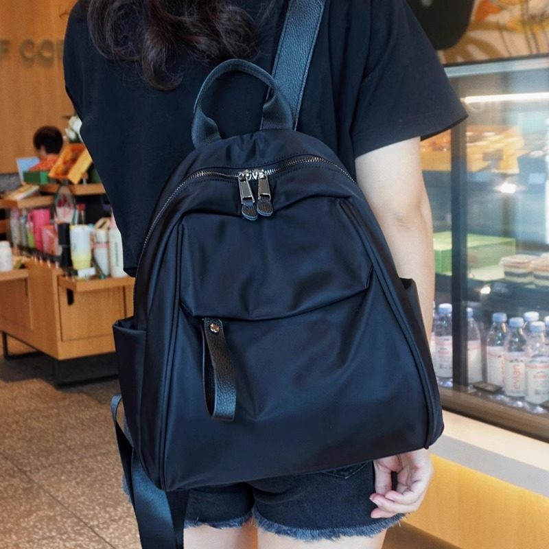 法国ZAMP牛津布大容量双肩包新款轻便旅行包潮女百搭后背包出行包