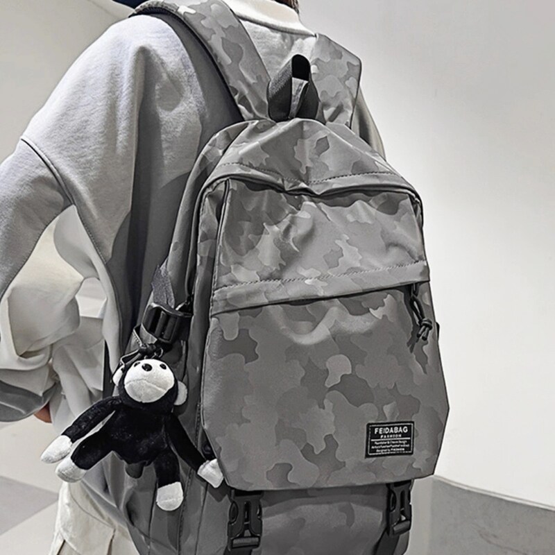 香港IT HKins减负初中高中小学生书包男新款大容量双肩包男生背包