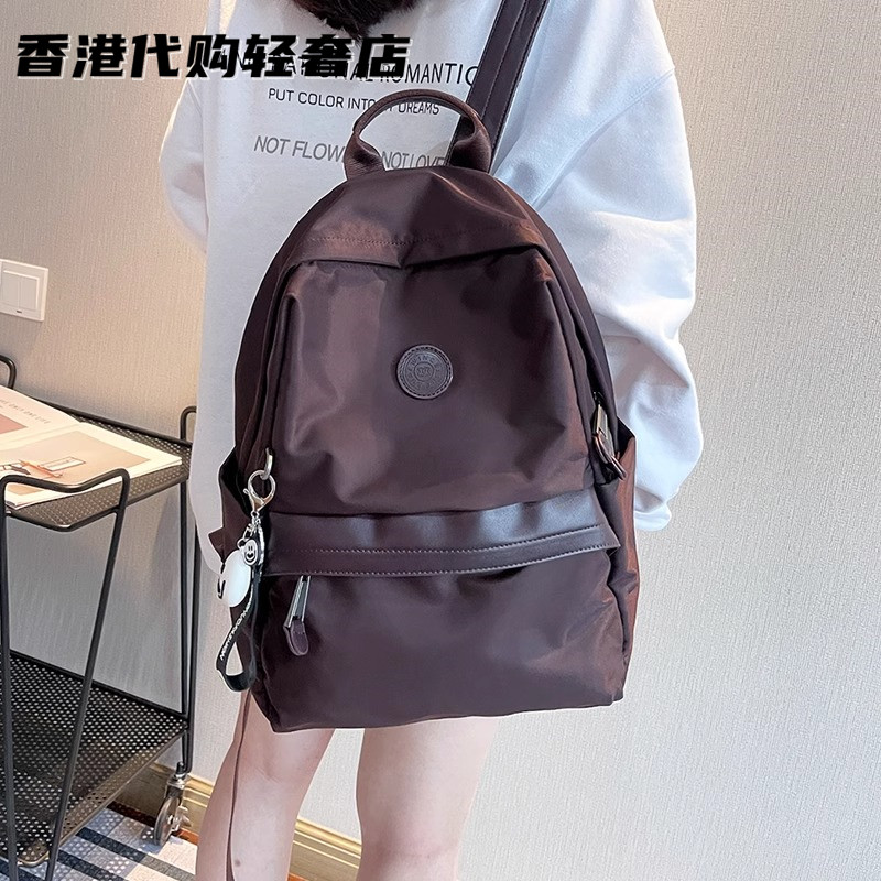 法国ZAMP牛津纺时尚女包双肩包新款潮流女士背包高级休闲旅行包包