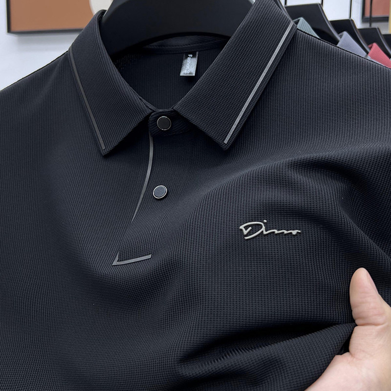 MAROLIO~出口法国！高端舒适秋冬长袖t恤休闲男士polo衫大码半袖