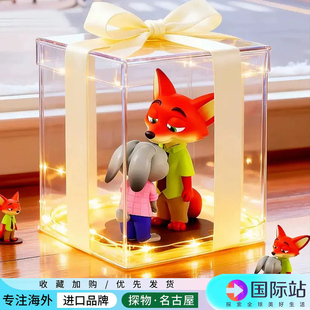 旗舰 疯狂动物城手办儿童玩具周边兔朱迪狐尼克桌面摆件生日礼物