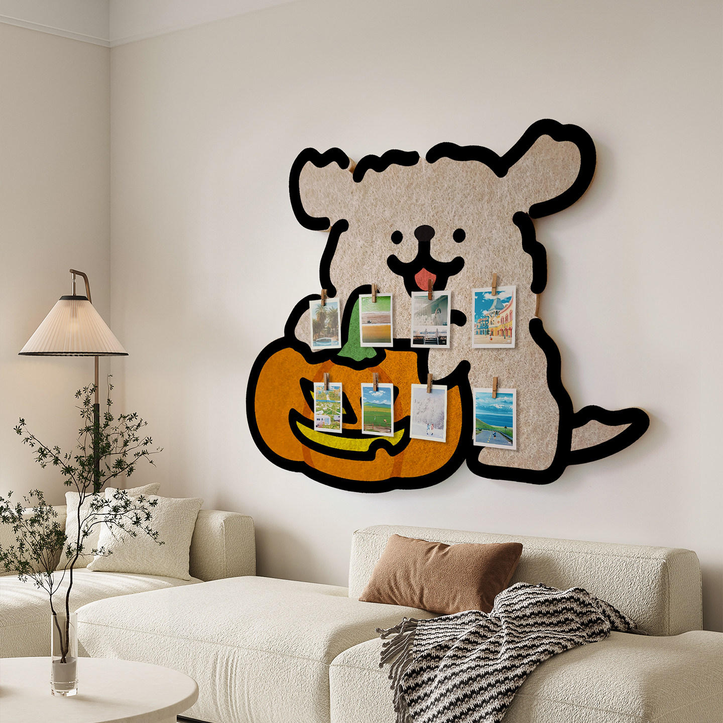 毛毡板自粘墙贴墙面装饰卡通狗狗布置背景墙收纳挂墙儿童房氛围感,文具电教/文化用品/商务用品,软木板/照片板/毛毡板,淘宝优惠券,粉丝福利购,淘宝优惠卷