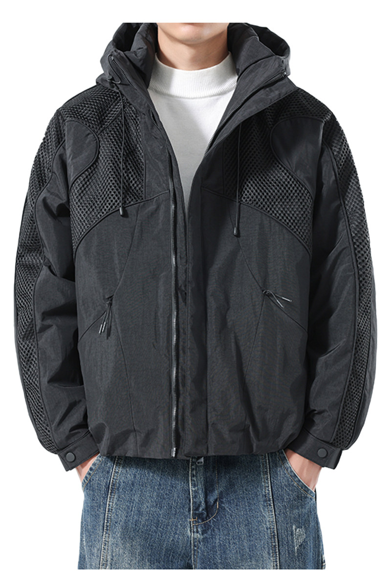 店主风模特冬季男士连帽羽绒服外套9905-P260,男装羽绒服,电商D248