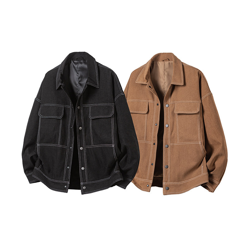 上新男士衬衫领夹克外套28124-P160，男装夹克，电商D248