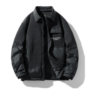 冬季衬衫领标90白鸭绒轻薄羽绒服外套D248-YR8286-P220