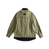 日系假两件水洗棉夹克外套（版型偏大258）D248-118-P170，男装夹克，电商D248