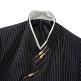 新中式风j假两件西装外套D248-003-P155，男装民族服装，电商D248