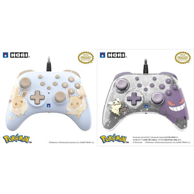 HORI宝可梦伊布耿鬼谜拟丘Nintendo Switch NS2 连发手柄 有线