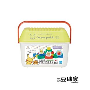 日本Kawada宝可梦monpoke系列皮卡丘魔尼尼伊布 儿童颜色积木