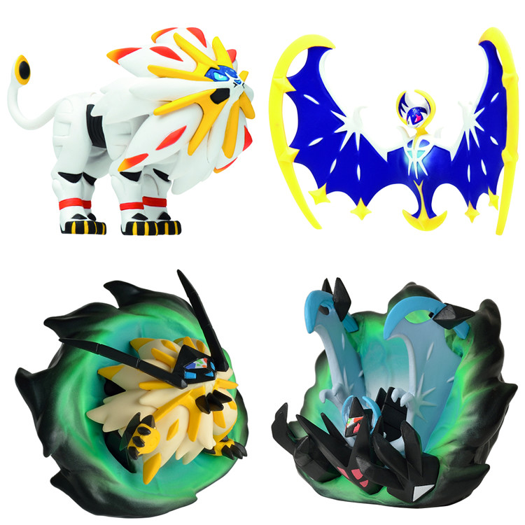 宝可梦究极之日/月 太阳月亮 神兽特典手办 海报