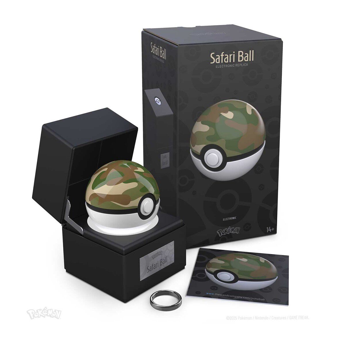 Wand宝可梦 狩猎球Safari Ball 精灵球 摆件带证书