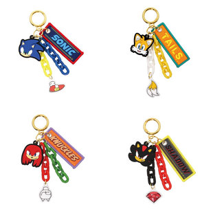 ensky SEGA刺猬索尼克Sonic夏特叮当作响钥匙圈 挂件 塔尔斯