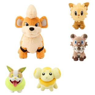 日版宝可梦中心My Little Bestie卡蒂狗小约克岩狗狗来电汪毛绒